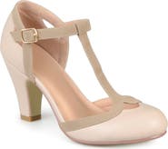 Journee Collection JOURNEE Olina T-Strap Pump