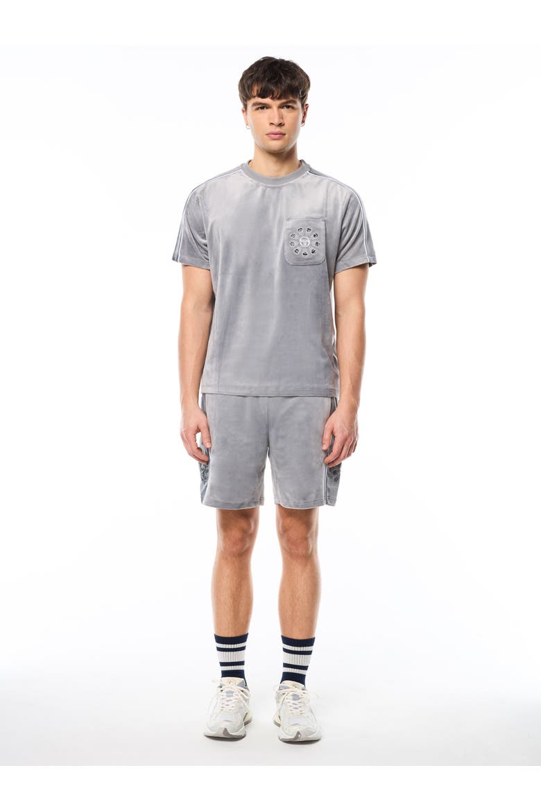 Cresta Velour Pocket T-Shirt, Alternate, color, SLEET