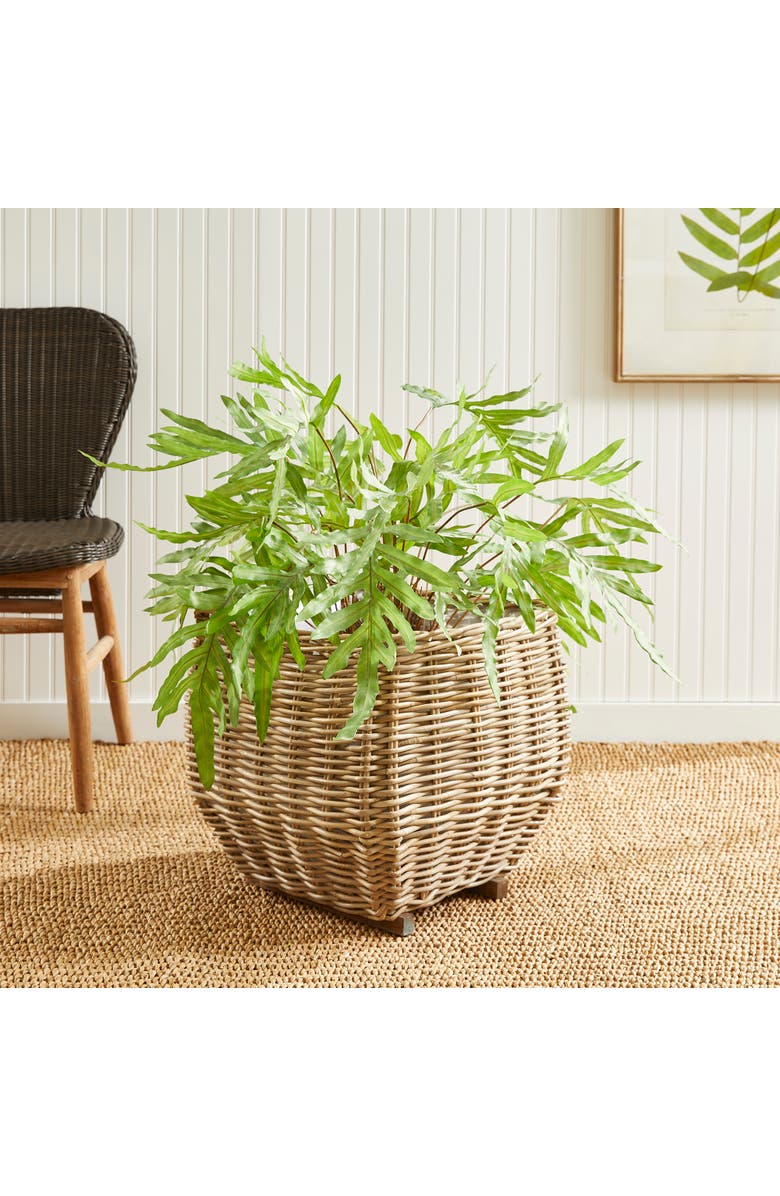 Napa Home & Garden Sylvie Square Taper Basket Large, Alternate, color, Brown