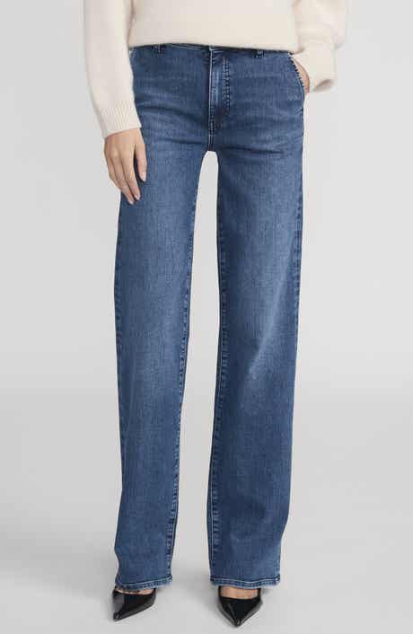 FRAME The High Waist Straight Leg Trouser Jeans