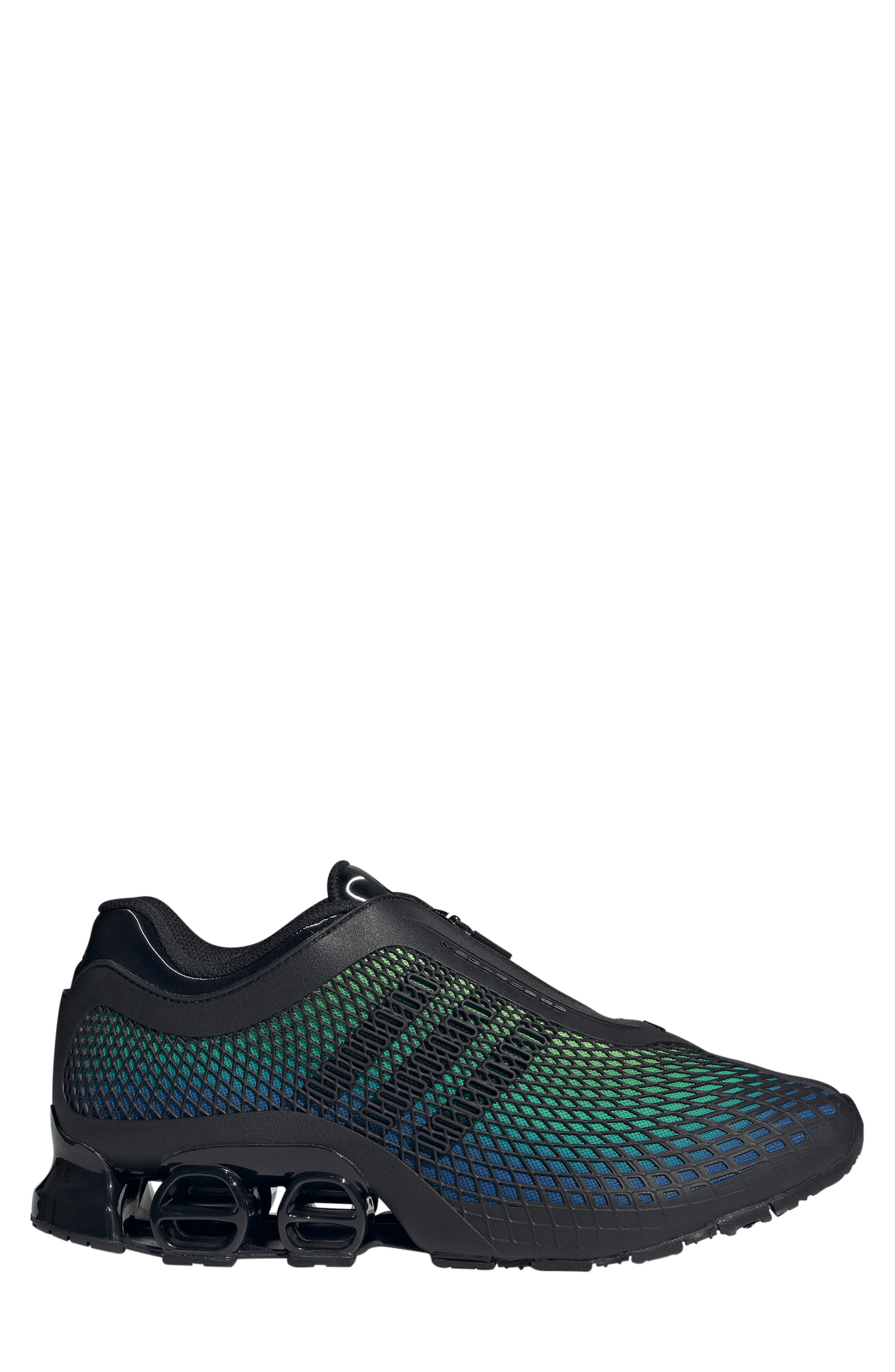 adidas Megaride S2 Zip Sneaker, Alternate, color, Core Black/ Screaming Green