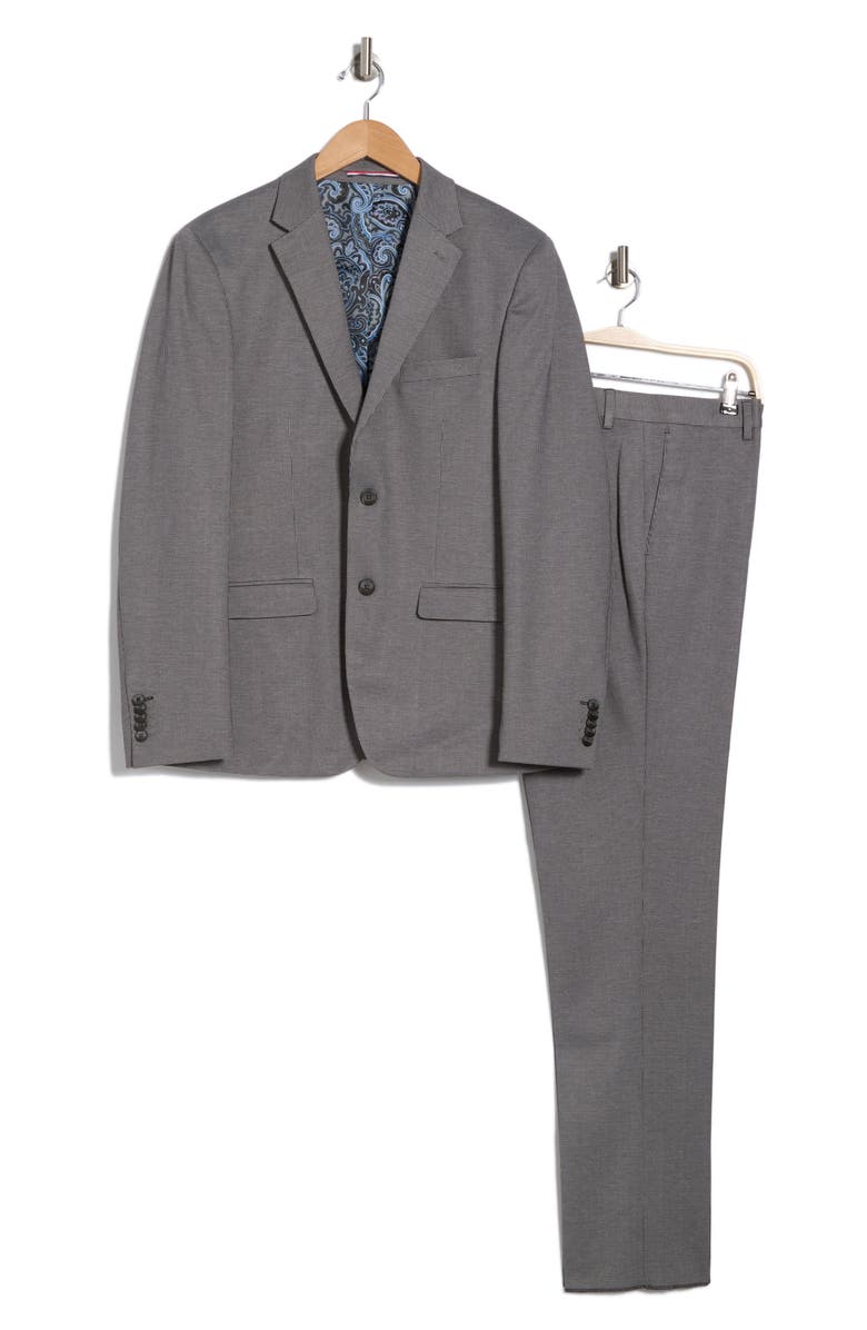 SOUL OF LONDON Tone On Two Jersey Suit, Alternate, color, 