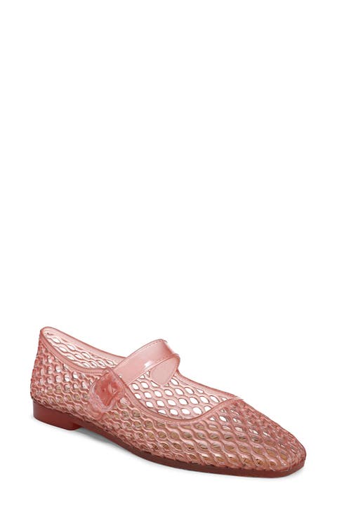 Michaela Jelly Mary Jane Flat (Women)