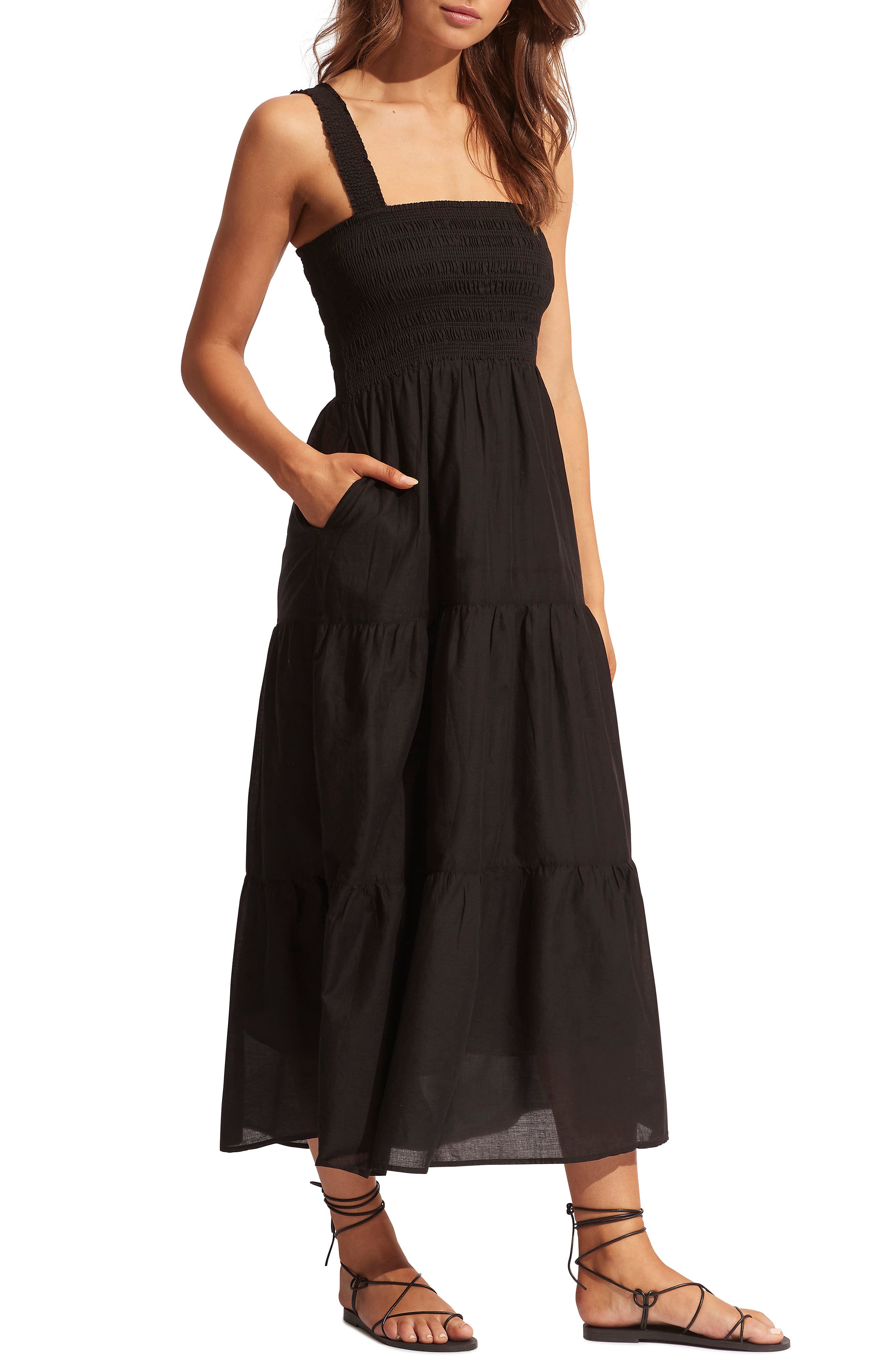 Seafolly Faithful Cover-Up Midi Sundress