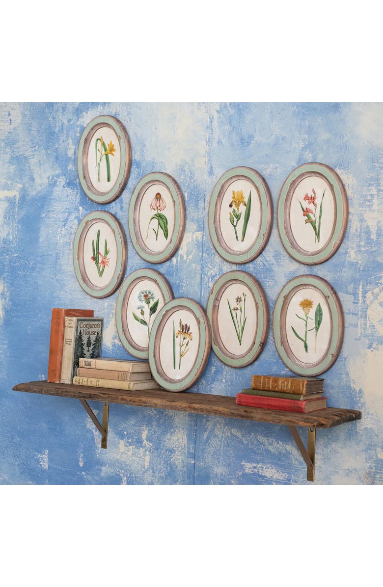 Storied Home Wall Décor with Flowers, Alternate, color, Cream