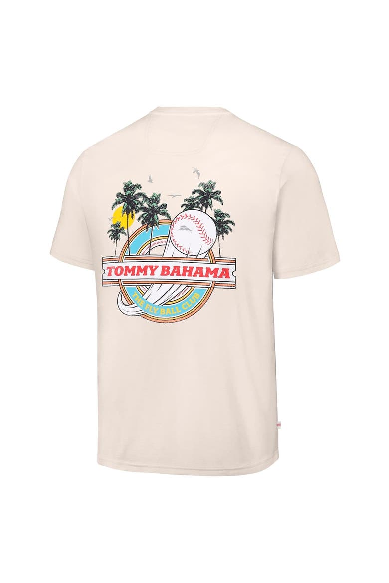 Men's Tommy Bahama  Cream San Diego Padres Fly Ball Club T-Shirt, Alternate, color, Cream