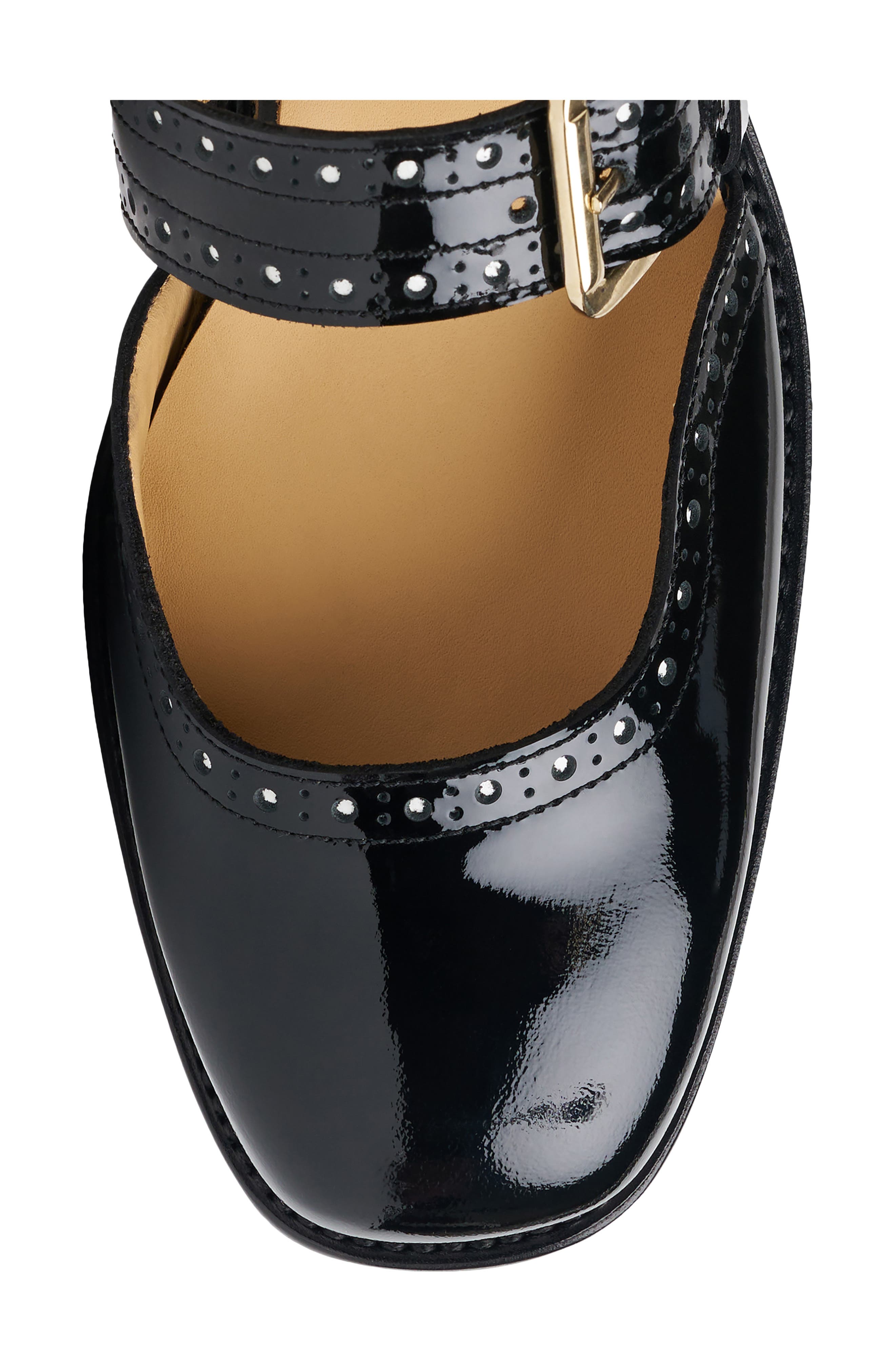 THE OFFICE OF US Ms. Edie Block Heel Pump, Alternate, color, Black/ White