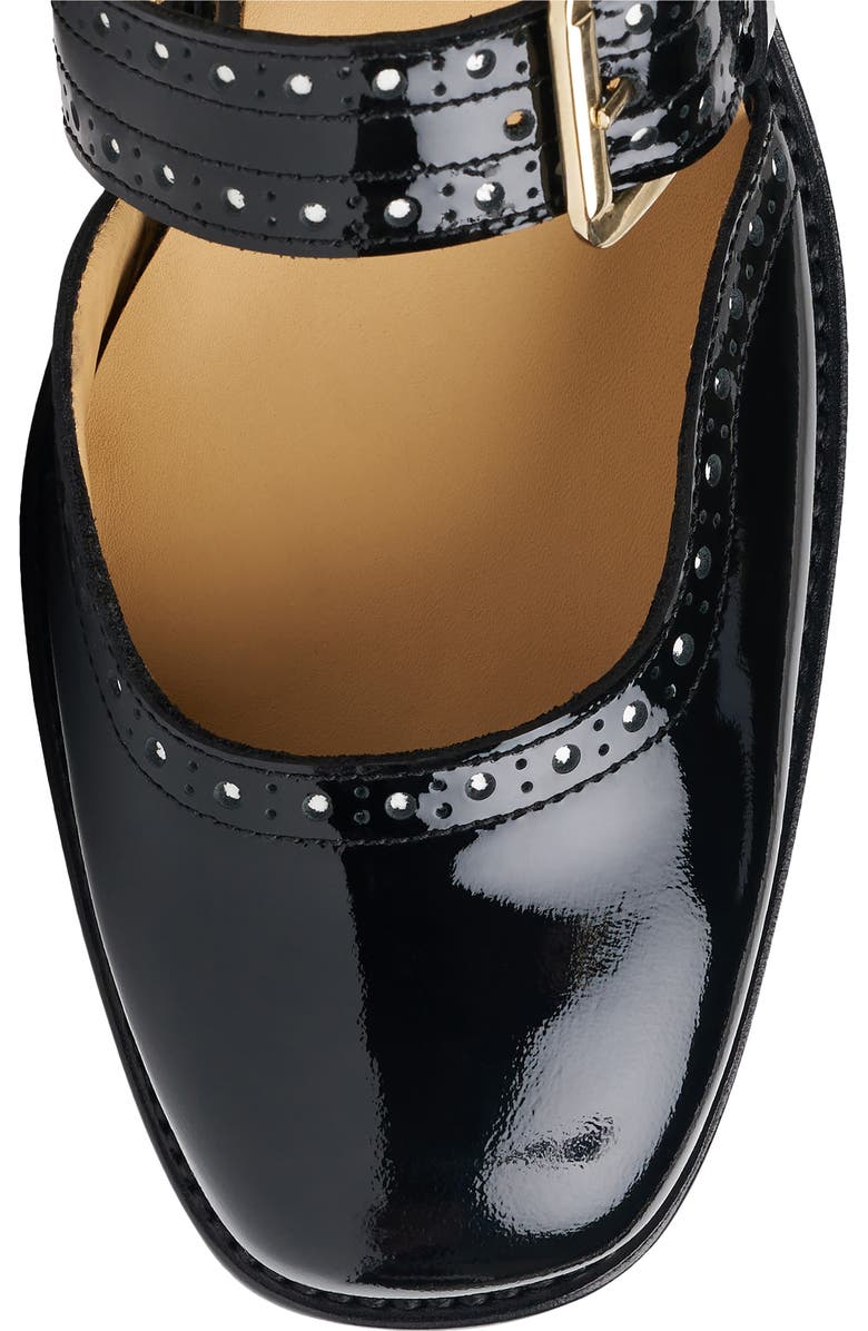 THE OFFICE OF US Ms. Edie Block Heel Pump, Alternate, color, Black/ White