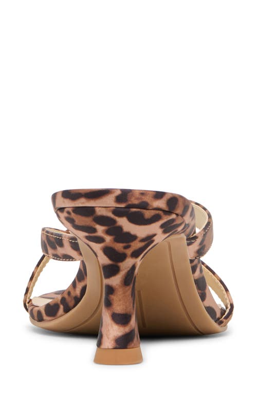 Dolce Vita Brevel Heels Dk Leopard Printed Suede In Brown
