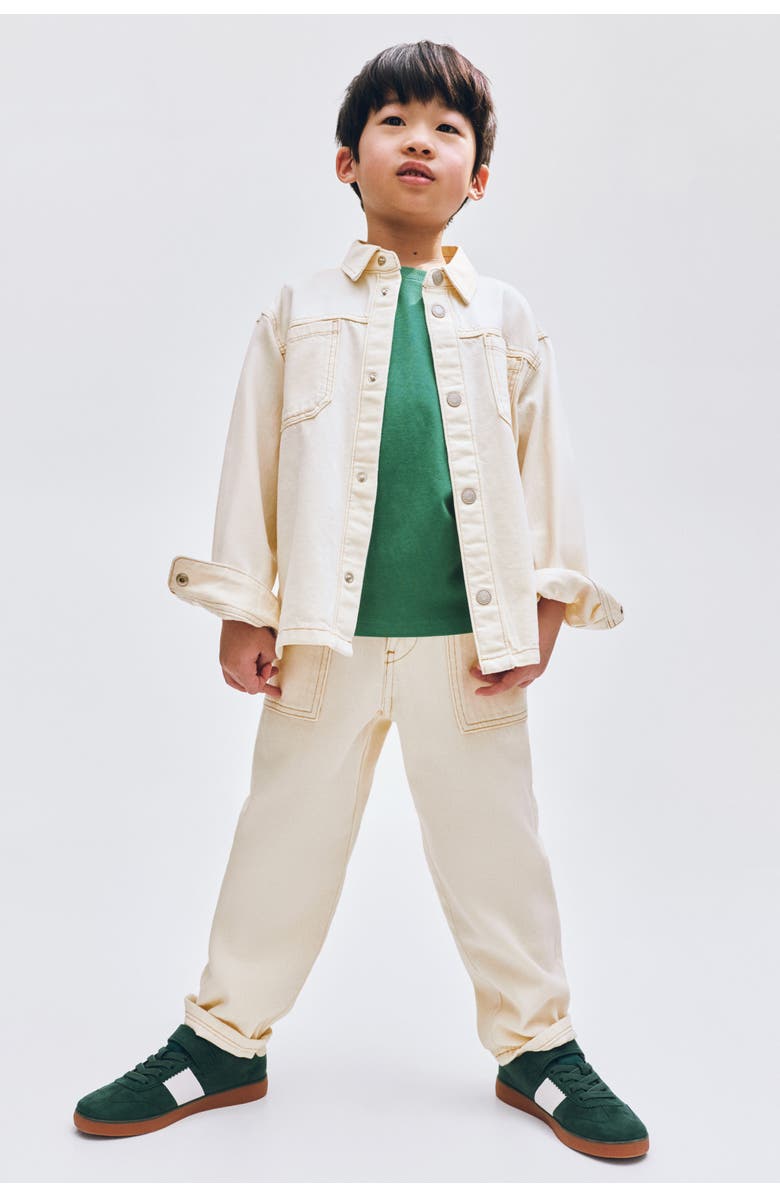 H&M Denim Overshirt, Alternate, color, 