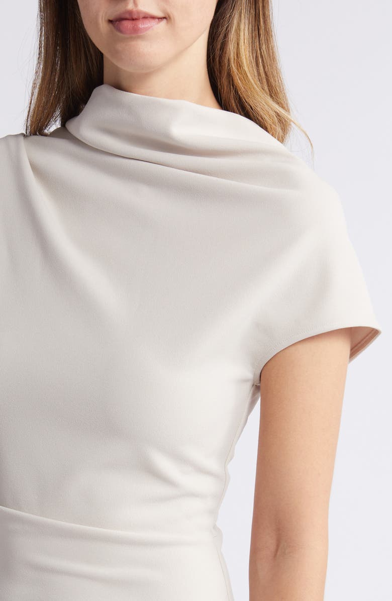 NIKKI LUND Kathleen Midi Sheath Dress, Alternate, color, Beige