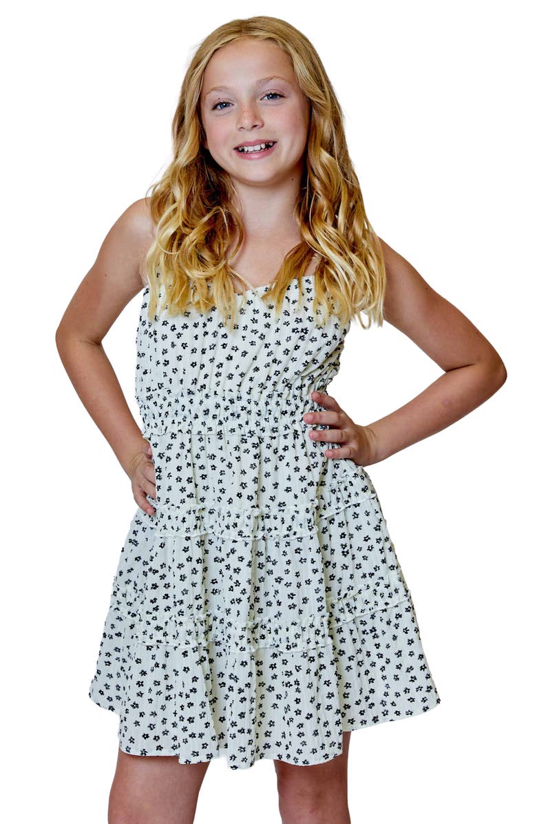 Design History Kids' Allover Print Dress, Main, color, 