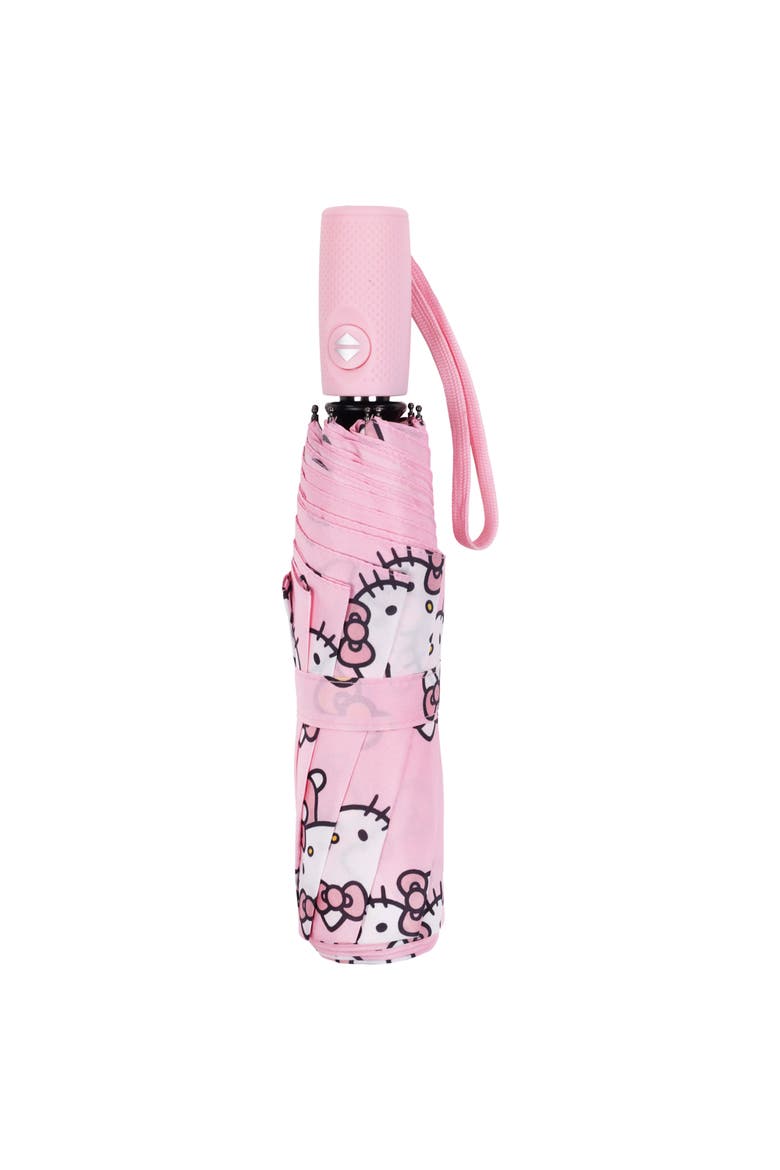 Gradient Bow Print Umbrella, Alternate, color, MULTI