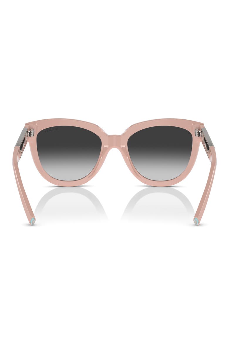 53mm Gradient Cat Eye Sunglasses, Alternate, color, GREY FLASH