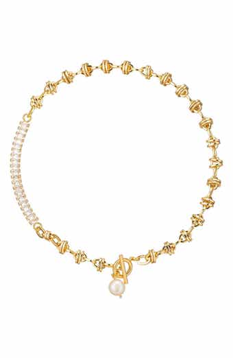 EYE CANDY LOS ANGELES Eliana Two-Tone Necklace