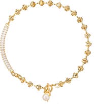 EYE CANDY LOS ANGELES Eliana Two-Tone Necklace