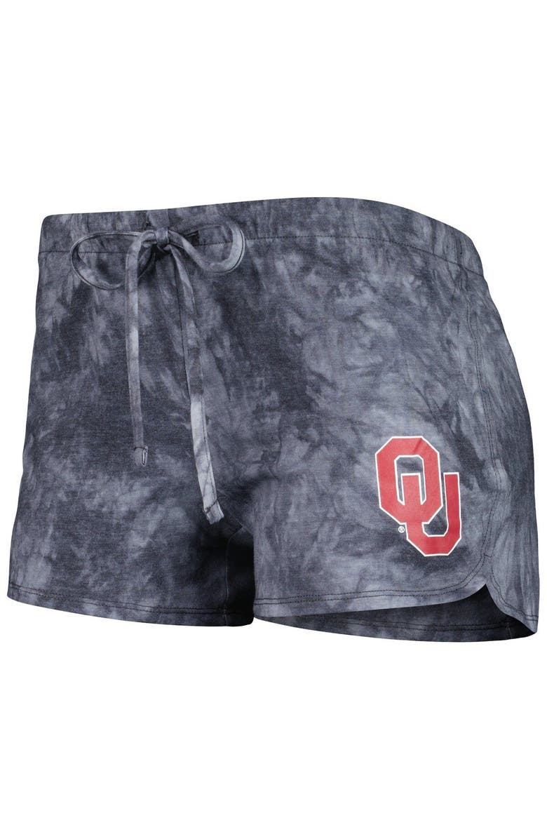 CONCEPTS SPORT Women's Concepts Sport Charcoal Oklahoma Sooners Billboard Tie-Dye Tank and Shorts Sleep Set, Alternate, color, 