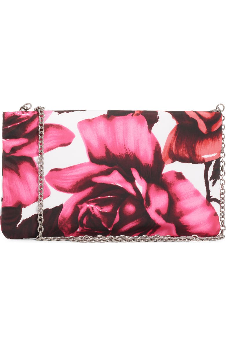 Prada Roses Nylon Shoulder Bag, Alternate, color,