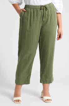 Caslon® Tapered Linen Pants