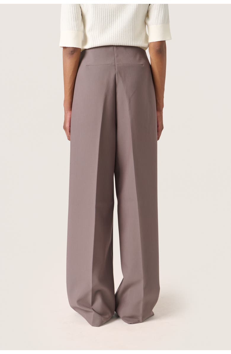 Soaked in Luxury Corinne High-Waisted Wide Legs Trousers, Alternate, color, Dark Gull Gray