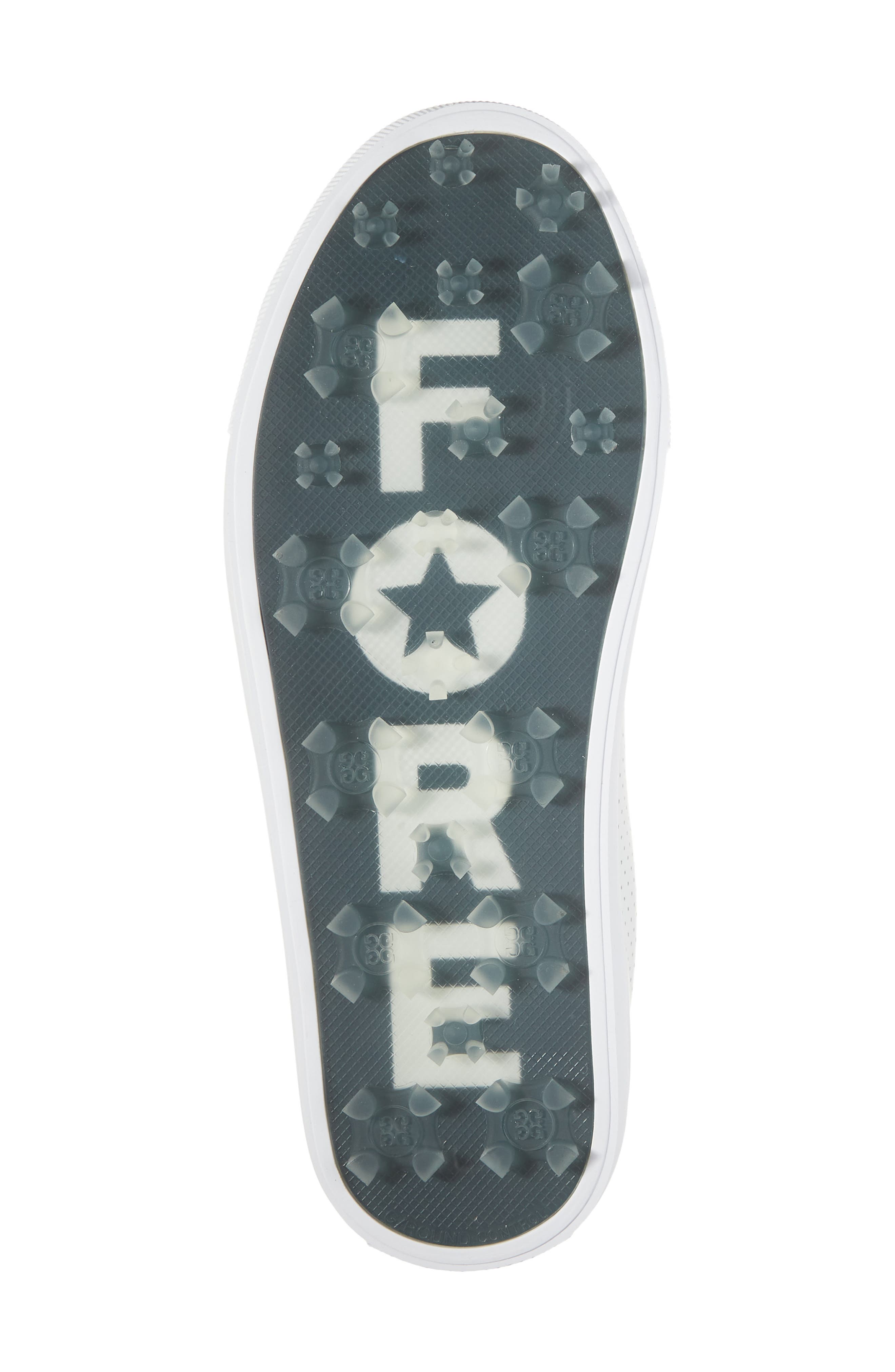 Durf Perforated Golf Shoe, Alternate, color, SNOW