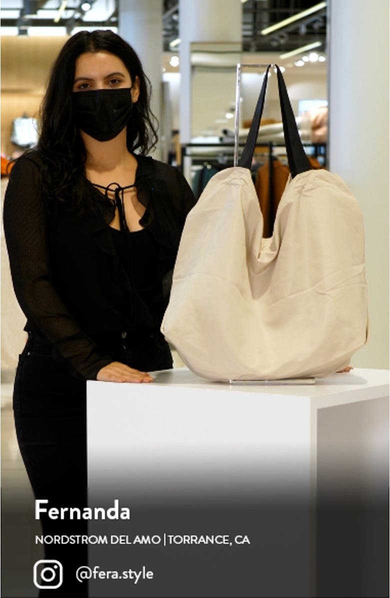 Street Style Simple Nylon Tote, sales video thumbnail