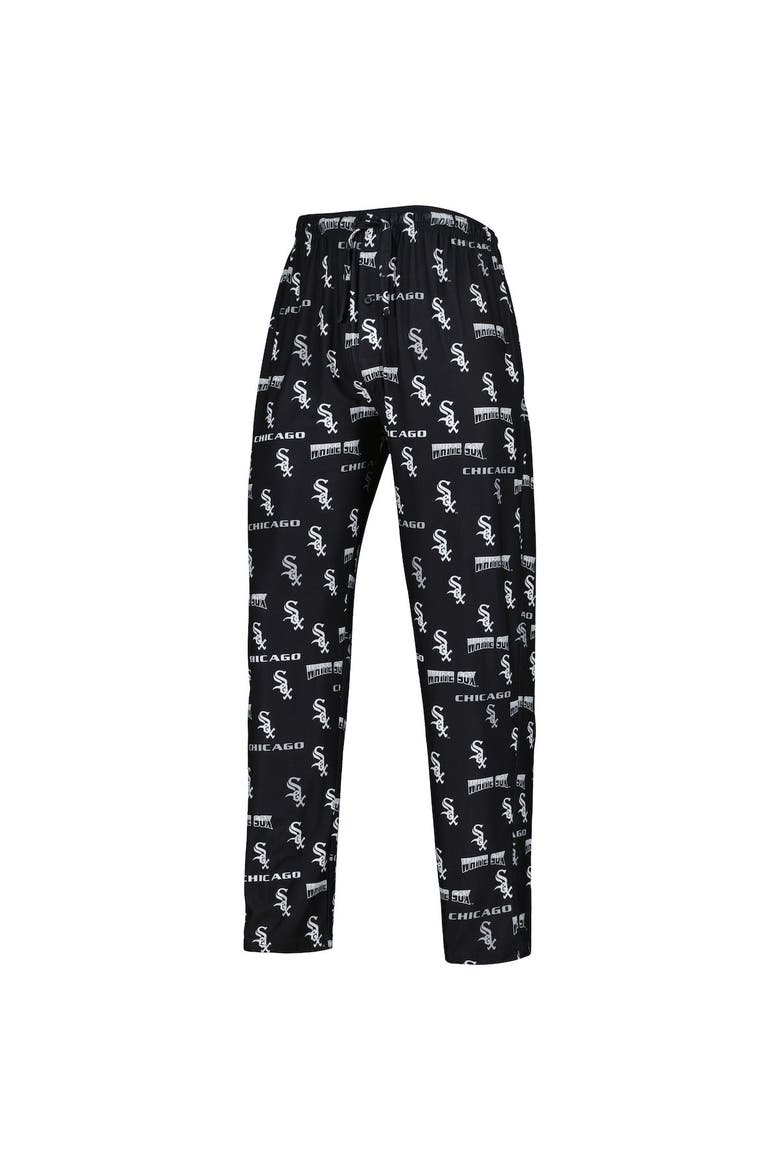 Men's Concepts Sport Black/Gray Chicago White Sox Breakthrough Long Sleeve Top & Pants Sleep Set, Alternate, color, Black