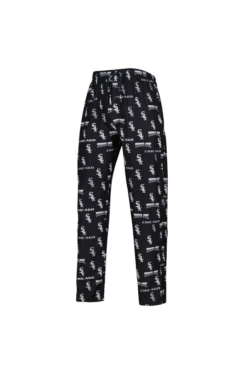 CONCEPTS SPORT Men's Concepts Sport Black/Gray Chicago White Sox Breakthrough Long Sleeve Top & Pants Sleep Set, Alternate, color, 