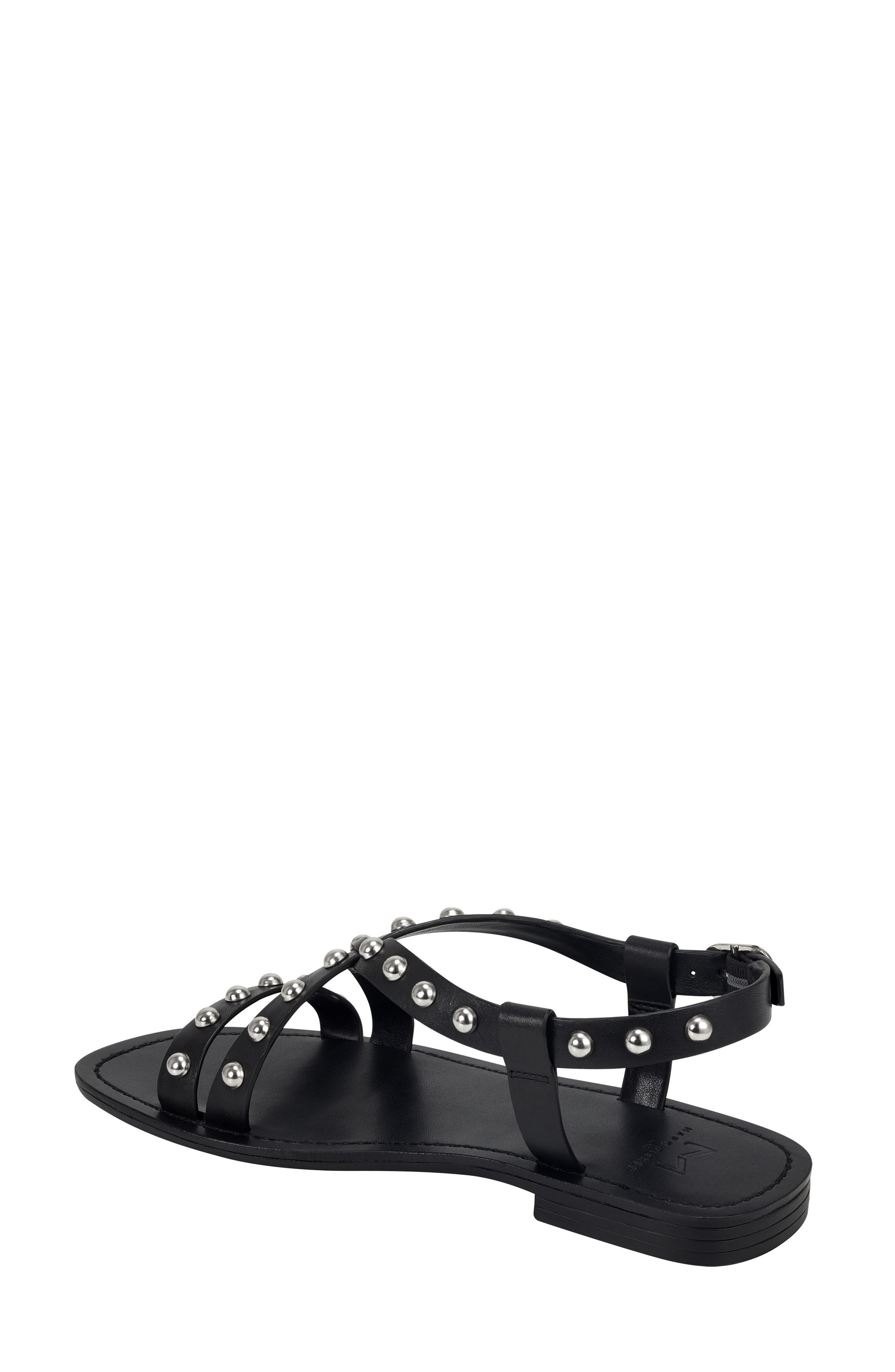 Fianna Sandal, Alternate, color, BLACK LEATHER