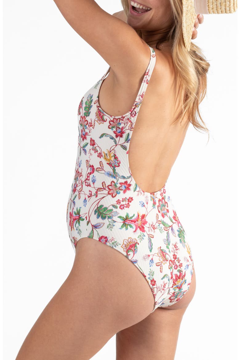 Tea Time maternity swimsuit, Alternate, color, PINK
