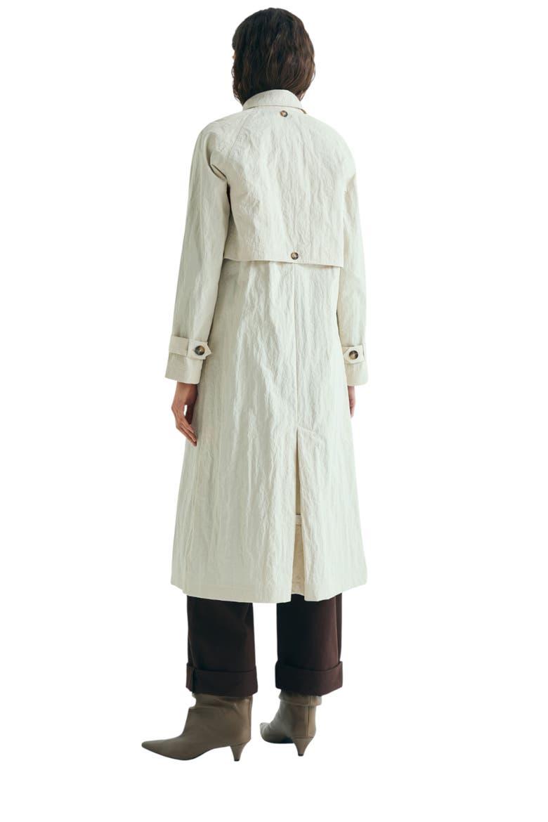 Lightweight Multi-Position Trench Coat, Alternate, color, Stone