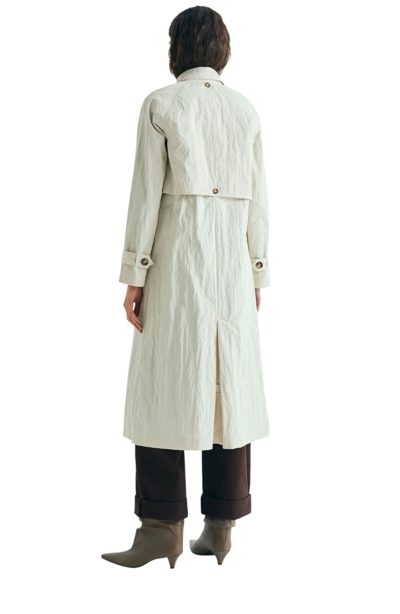 Scalpers Lightweight Multi-Position Trench Coat, Alternate, color, Stone