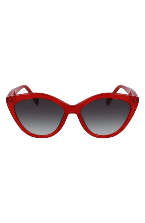 56mm Cat Eye Sunglasses