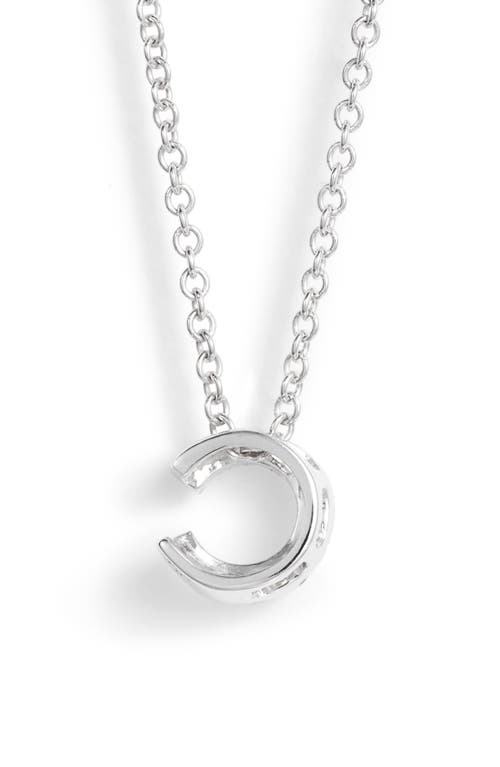 Bony Levy Diamond Pavé Initial Pendant Necklace In 18k White Gold - C