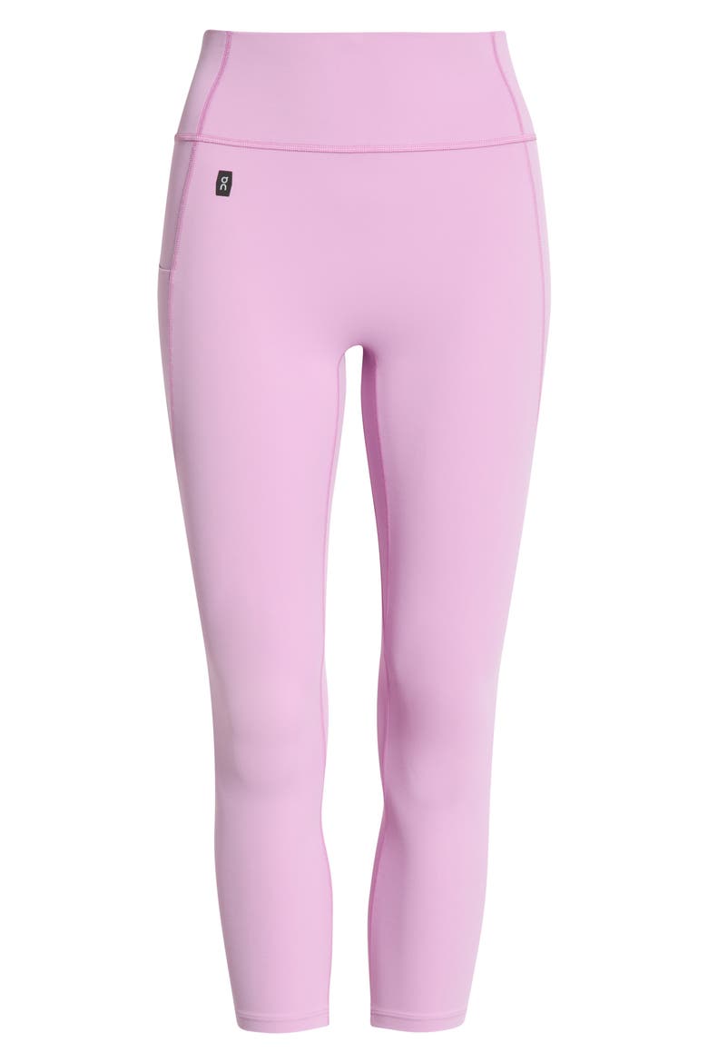 High Waist 7/8 Studio Tights, Alternate, color, SAKURA