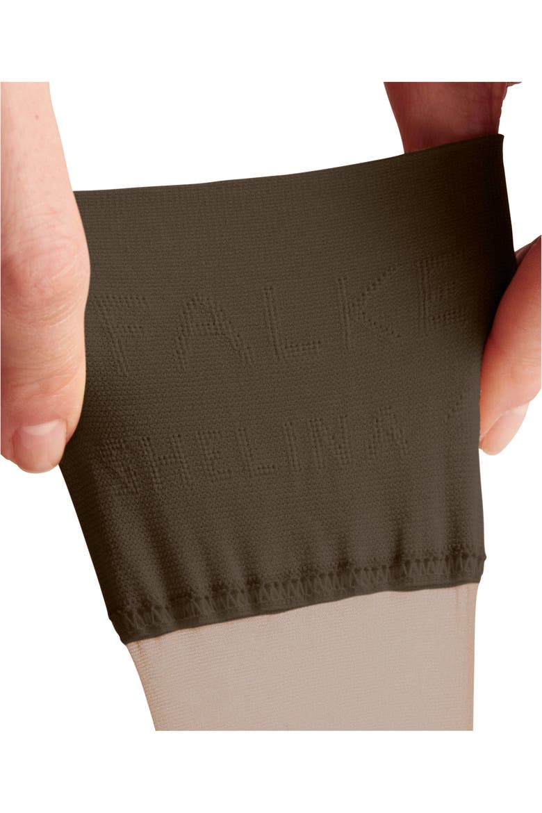Shelina Toeless 12 Denier Ultra Sheer Socks, Alternate, color, Espresso