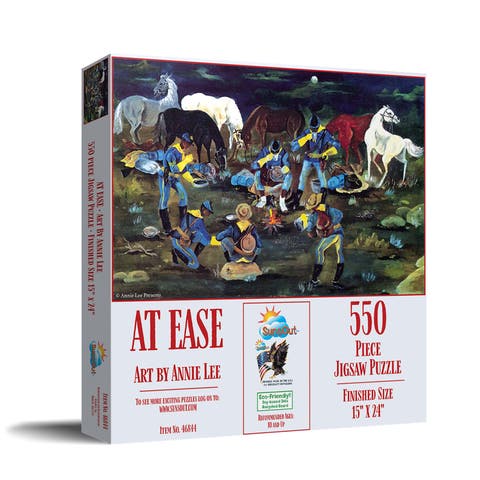 At Ease Buffalo Soldiers 550 piece Jigsaw Puzzle for Adults