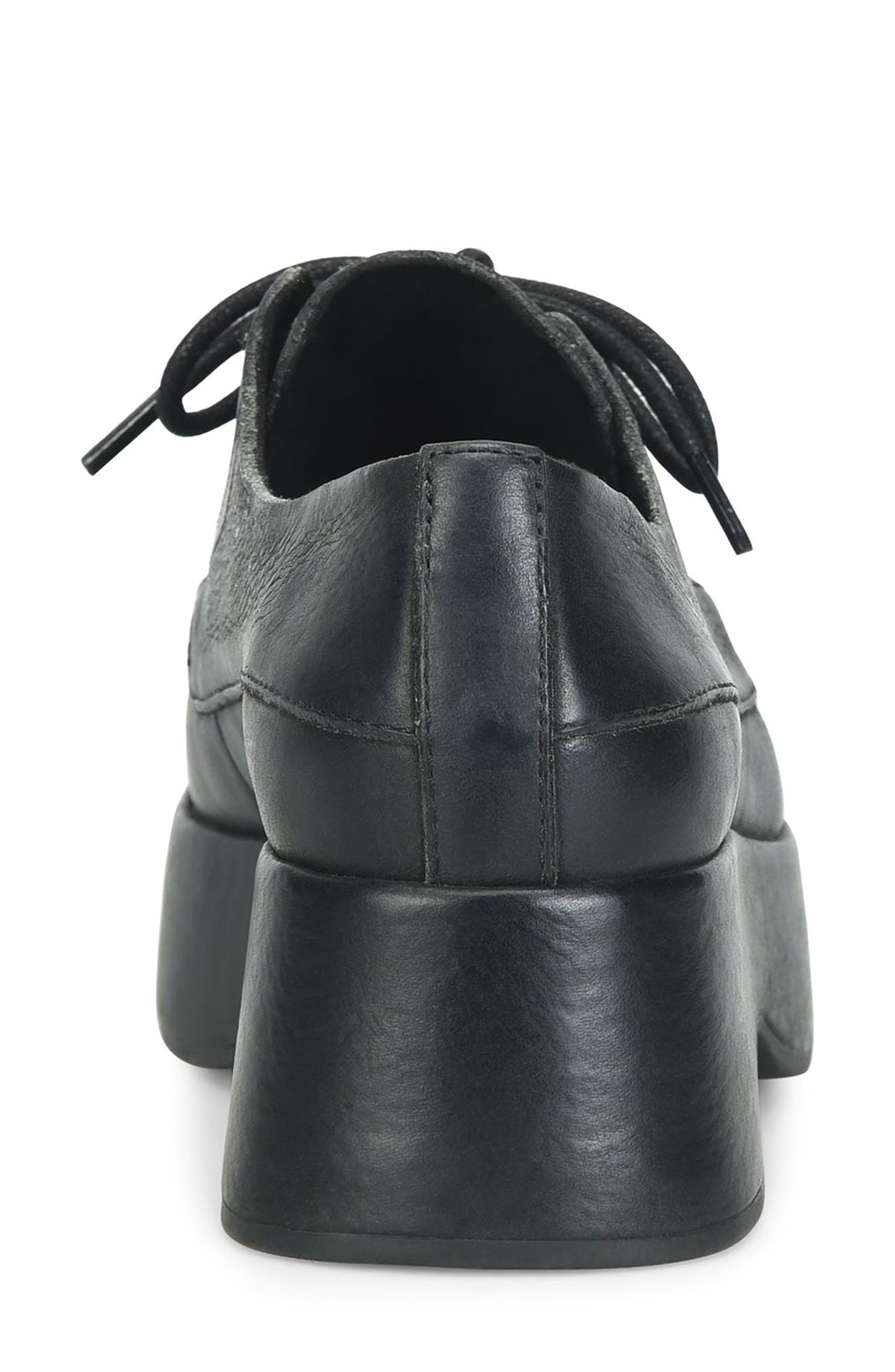 Kork-Ease<sup
®</sup
 Penelope Platform Derby, Alternate, color, Black Leather