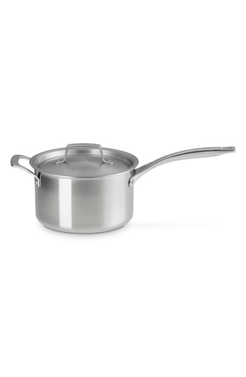 4-Quart Essential Stainless Steel Saucepan