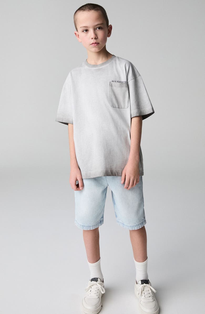 smALLSAINTS by ALLSAINTS Kids' Oversize Logo Pocket T-Shirt, Main, color,