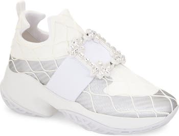 ■ROGER VIVIER■Viv' Run スニーカー Viv' Run Sneakers in fabric Beige Woman