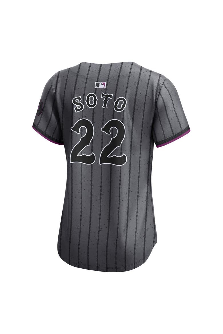 Women's Nike Juan Soto Gray New York Mets City Connect Limited Jersey, Alternate, color, Gray