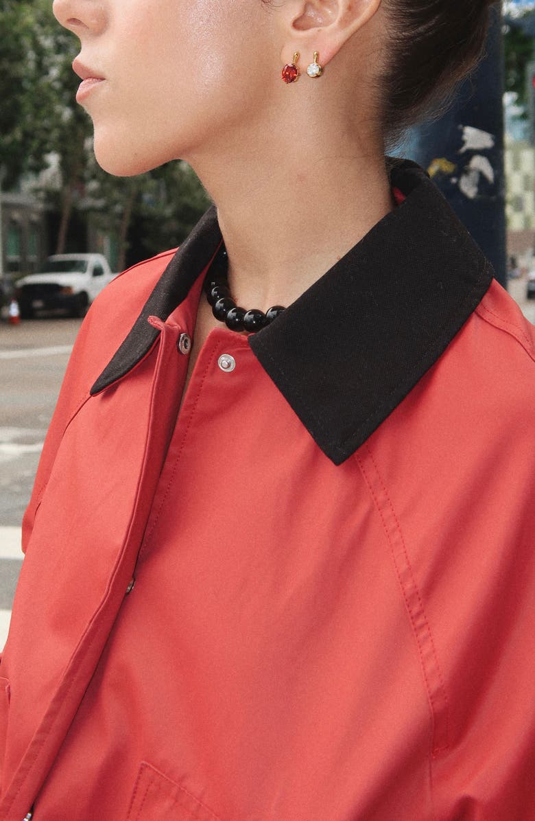 Joiana Jewelry Bean Cord Necklace, Alternate, color, Noir