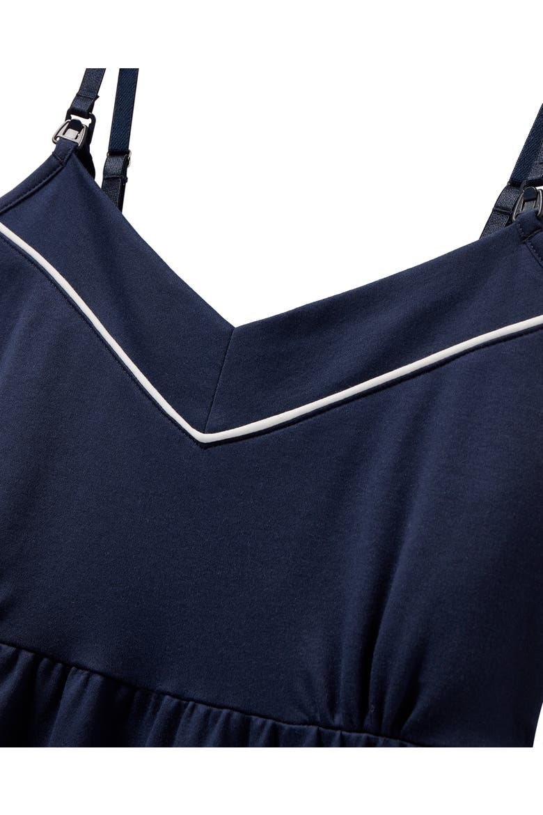 Women's Maternity Nightgown, Alternate, color, Navy