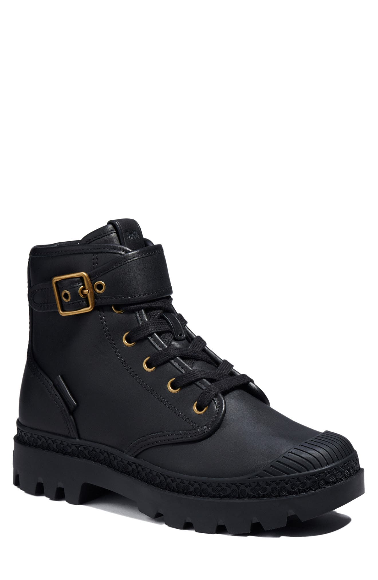 COACH Trooper Combat Boot, Main, color, 