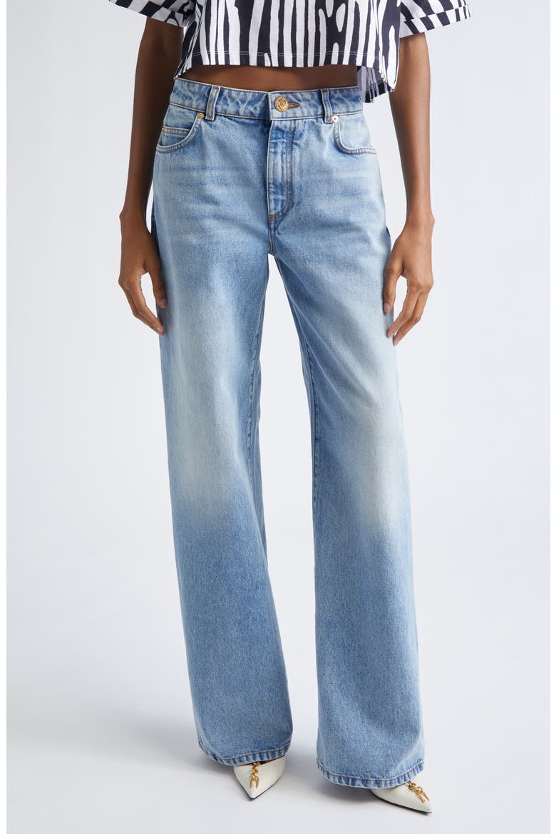 Straight Leg Jeans, Main, color, 6AW BLUE