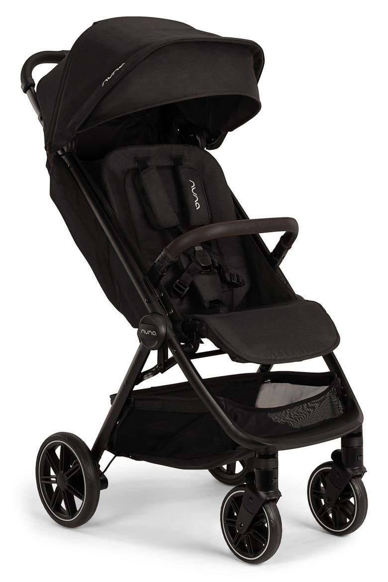 TRVL™ LX Compact Stroller, Main, color, CAVIAR/ CHOCOLATE
