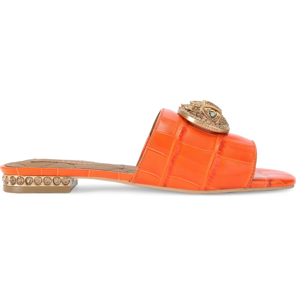 Kurt Geiger London Chelsea Slide Sandal In Red