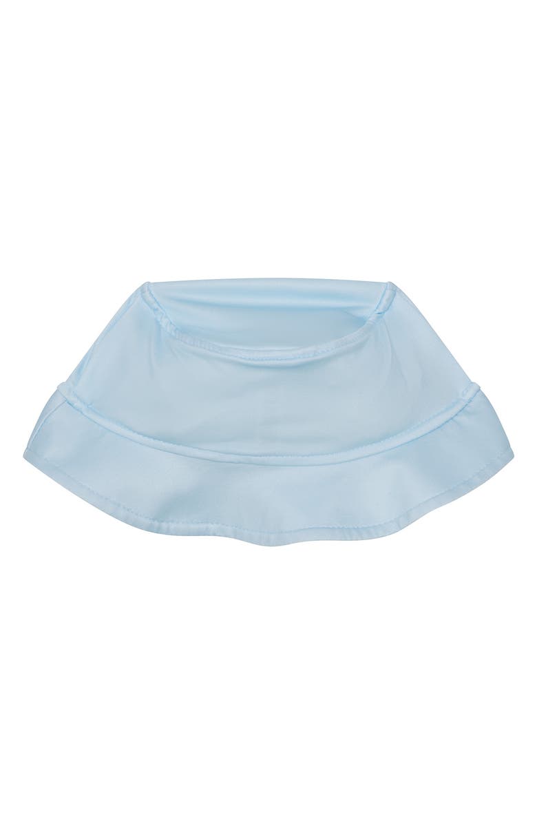 PL Baby by Petit Lem One-Piece Rashguard Swimsuit & Hat Set, Alternate, color, Lemon