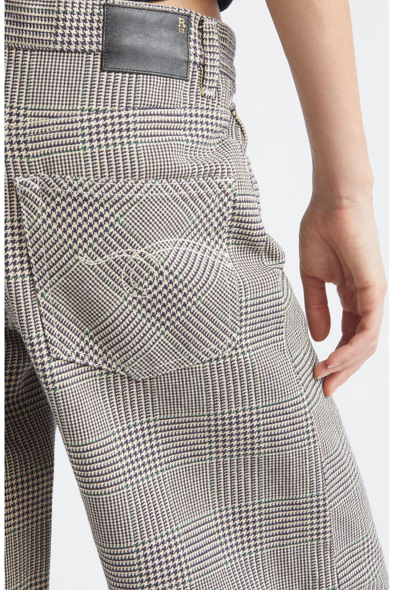 Darcy Flare Jeans, Alternate, color, PRINCE OF WALES GREY CHECK